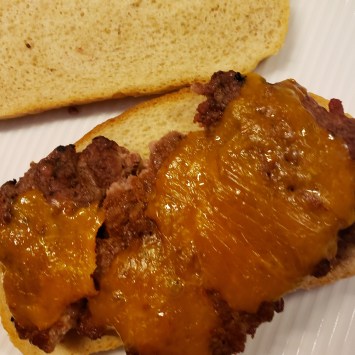 Cheese burgers about ready